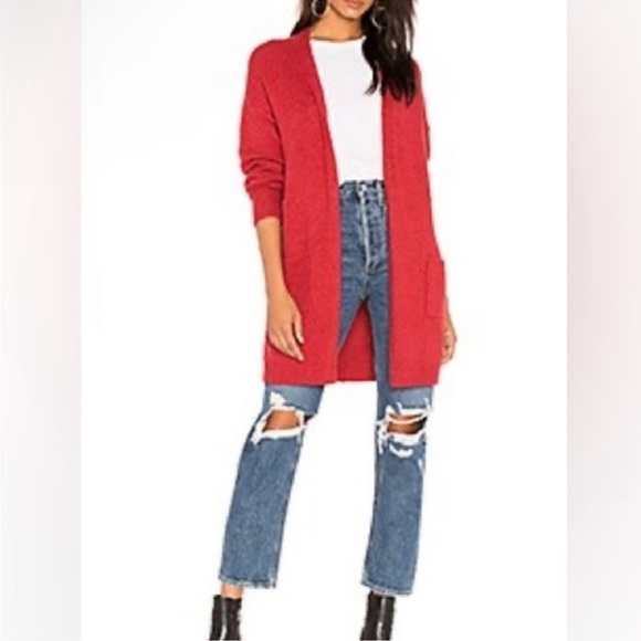 New Velvet Graham Spencer Open Front Knit Cardigan Sweater Size XL - Picture 3 of 5